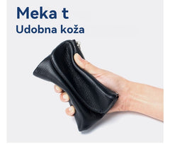 Pebble unisex novčanik od prave kože s RFID zaštitom