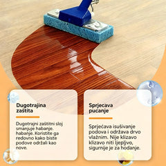 👍🍯Sprej za poliranje drva s pčelinjim voskom 120 ml (uključuje spužvu i ručnik) za njegu namještaja, sprječavanje pukotina i zaštitu boje.