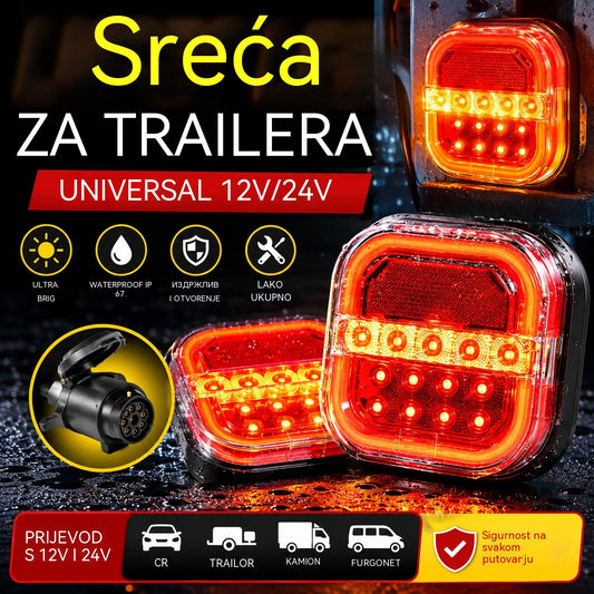 🚦【Univerzalno 12V/24V】🚦 LED svjetlo za prikolicu automobila