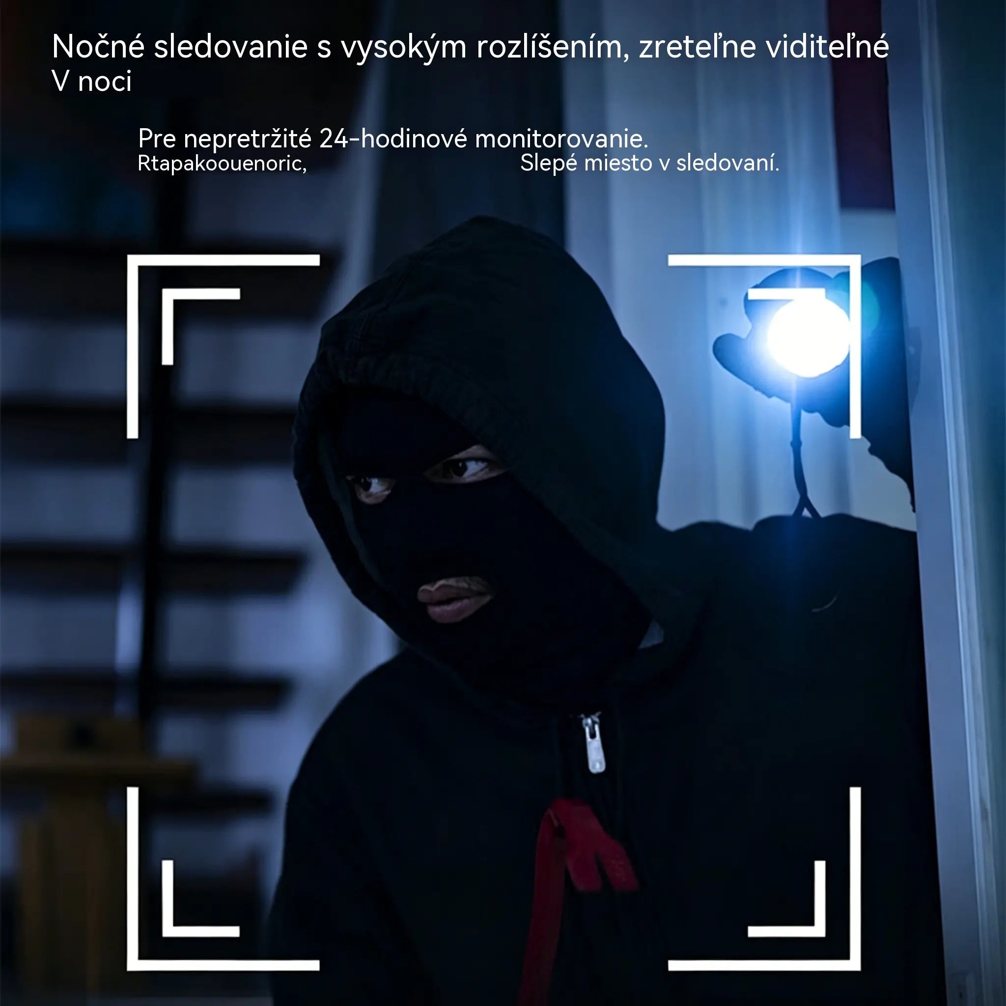 🔥Kamera s vysokým rozlíšením a inteligentným monitorovacím systémom pre domácnosť s funkciou diaľkového bezdrôtového Wi-Fi pripojenia, infračerveného nočného videnia a obojsmerného zvuku.