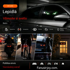 🚗👀 Pekelné LED oko – solárne výstražné svetlo do auta. Bez káblov, s 4 režimami a automatickou detekciou. Tvoj štýl, tvoja bezpečnosť. Kúp 1, získaj 1 zadarmo! ✨