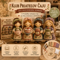 🎁Posledný deň: Využite zľavu 80 %! 🧵 Miniatúrna patchworková sada zo série Miniature World.