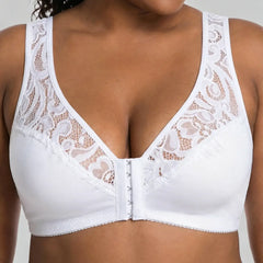 💕 Zadnji dan - 50% popusta【Set od 3 dijela】【L-4XL】😍 Push-up grudnjak s žicom za veće veličine, prozračni, bešavni dizajn s kopčanjem sprijeda, plaćanje pouzećem