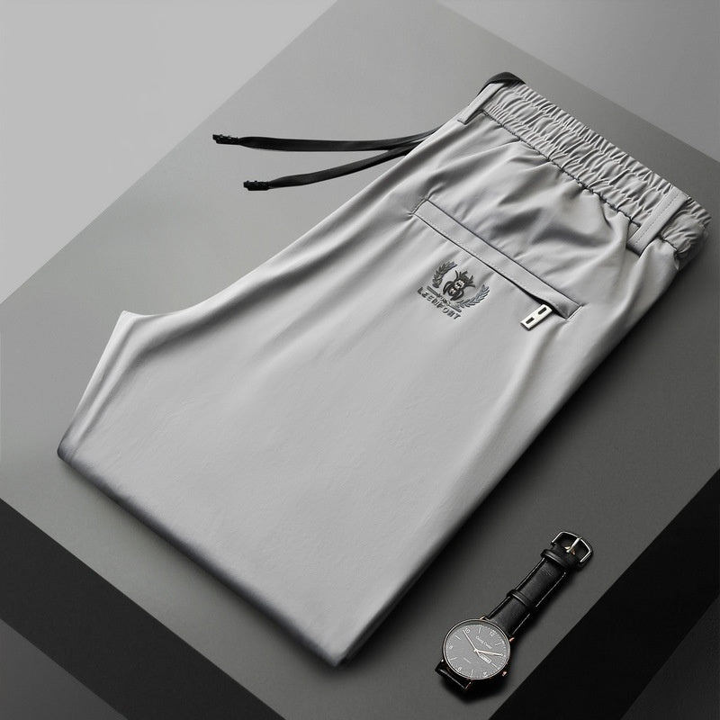 【40-115kg】🔥【50% έκπτωση】Νέα παντελόνια Ice Silk Stretch για την άνοιξη και το καλοκαίρι