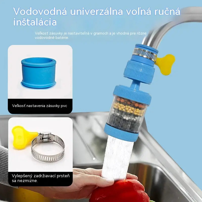 2 kusy za 21 € – 🔥 Kúpte jeden a druhý získate zadarmo! 💧 Filter na vodovodný kohútik: zlepšuje kvalitu vody z kohútika.