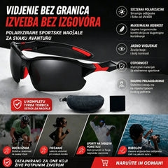 💥【Kupite jedan, dobijte jedan gratis】🕶️Polarizirane sportske sunčane naočale s aerodinamičnim dizajnom okružja