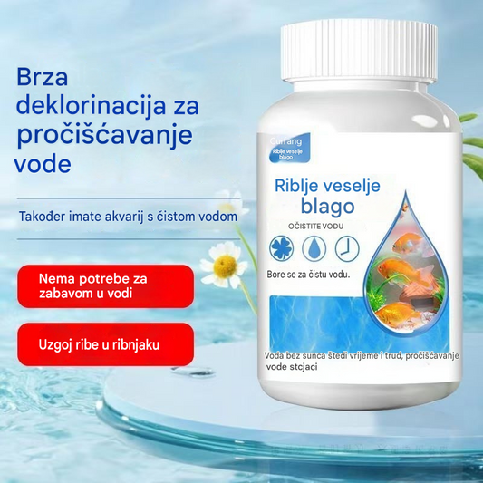 🐟【300 tableta】💧 Šumeće tablete za čišćenje vode u akvariju i ribnjaku, tablete za oksigenaciju akvarija 🔥