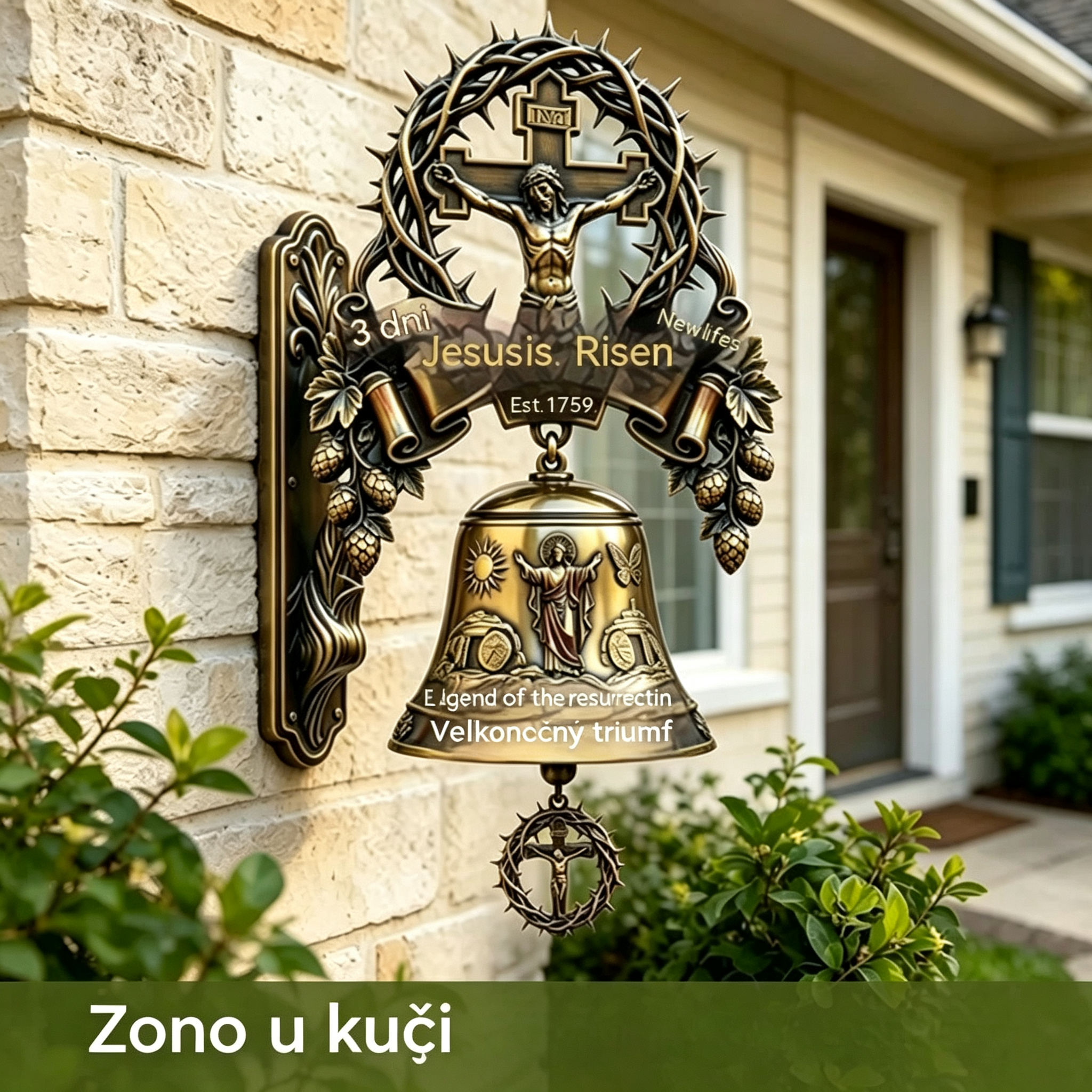 🔔Symbol viery a nádeje pre váš domov!——Nástenný zvonček „Triumph“