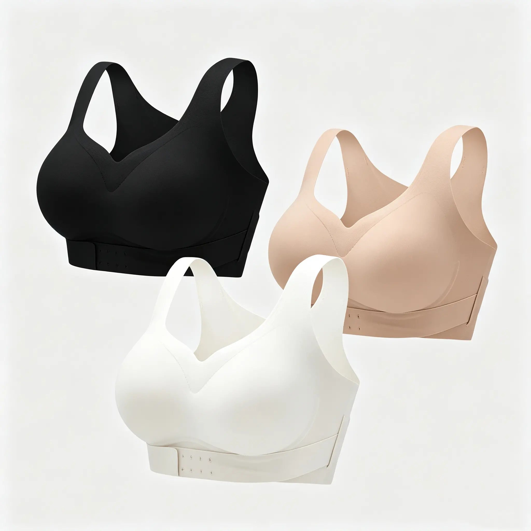 【✨Kúpte 1 a získajte 2 zadarmo ---3 položky za 25 eur】Dámska tvarujúca podprsenka, koriguje chrbtovú líniu💋
