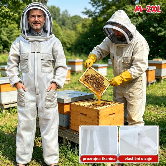 【M-2XL】🐝Pčelinji kombinezon izrađen od 3D pamučne mreže