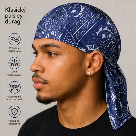🏝【Praktická sada - 5 kusov】Elegantná čiapka/šál vo vintage štýle vyrobená z priedušného hodvábu.
