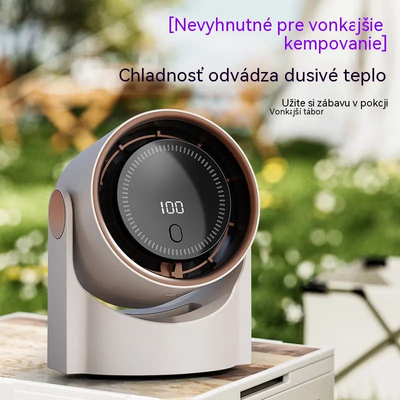 🧊🍃Nový stolový ventilátor bez lopatiek s turbínou (možno namontovať na stenu)