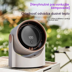 🧊🍃Nový stolový ventilátor bez lopatiek s turbínou (možno namontovať na stenu)