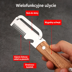 ✅🔪( Kup 1, a otrzymasz 2 gratis, pojedynczy przedmiot 44.5) 🧅 Obieraczka 3 w 1: kroi/szatkuje/otwiera butelki🔥