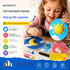 🎄Špeciálna prekvapivá ponuka! 🔮Ovládnite kúzlo kreslenia! 👩‍🎨Penový textúrovaný kresliaci papier🎁