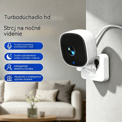 🔥Kamera s vysokým rozlíšením a inteligentným monitorovacím systémom pre domácnosť s funkciou diaľkového bezdrôtového Wi-Fi pripojenia, infračerveného nočného videnia a obojsmerného zvuku.