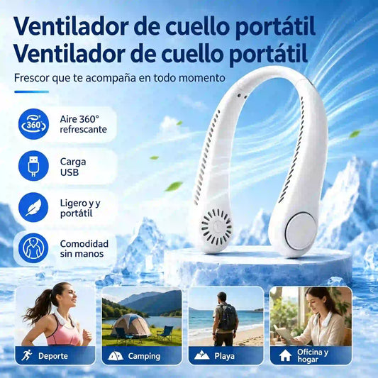 💨 Ventilator za klima uređaj - Iznimno tih, prijenosan i rotirajući za 360° - Idealan za ljeto 🌞