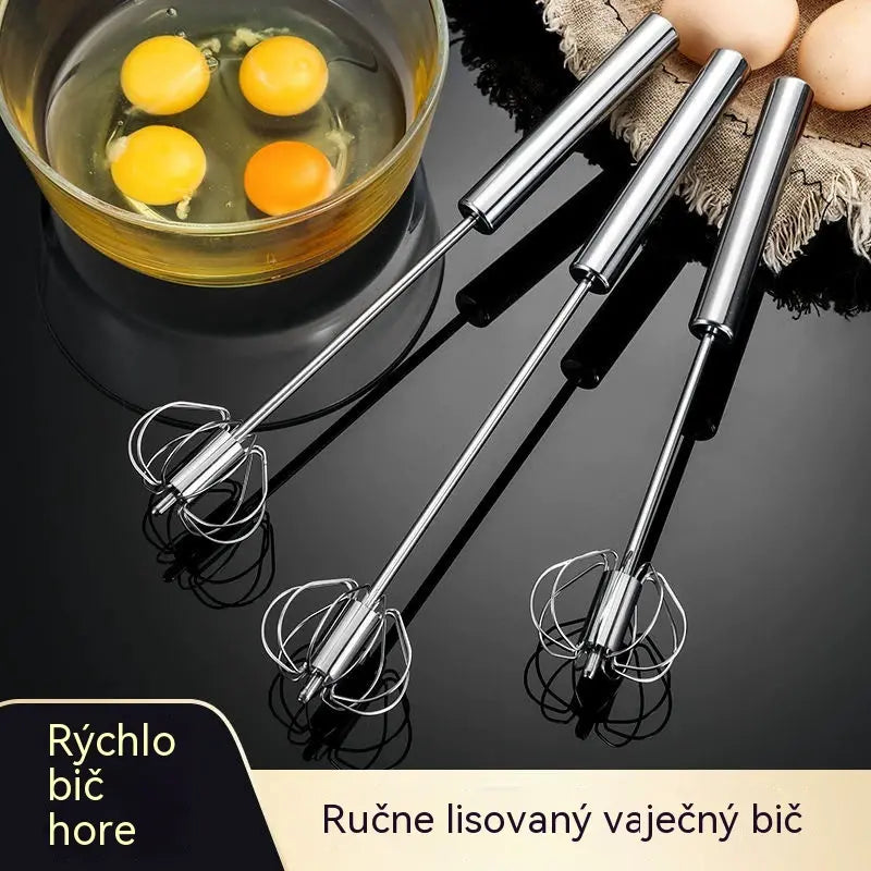🔥【Balenie 2 kusov】 Poloautomatické šľahače vajec z nehrdzavejúcej ocele
