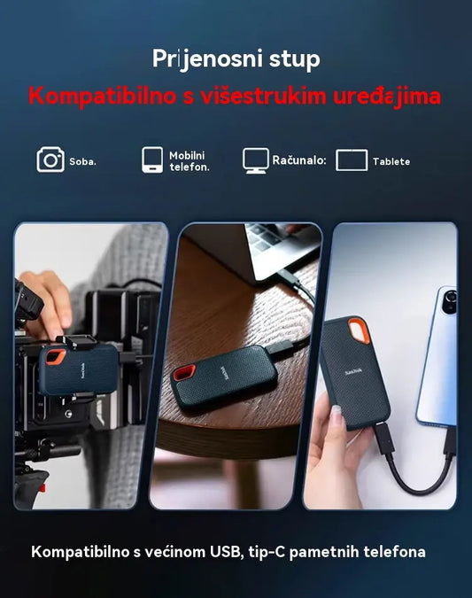 【Zadnji dan 🔥50% popusta】💥【8TB-128TB】 Brzi i veliki mobilni tvrdi disk
