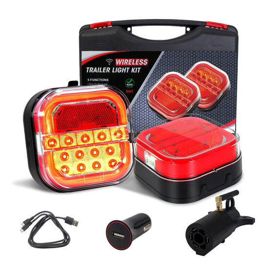🔥【Univerzálne 12V/24V】🚦 LED svetlá pre prívesy