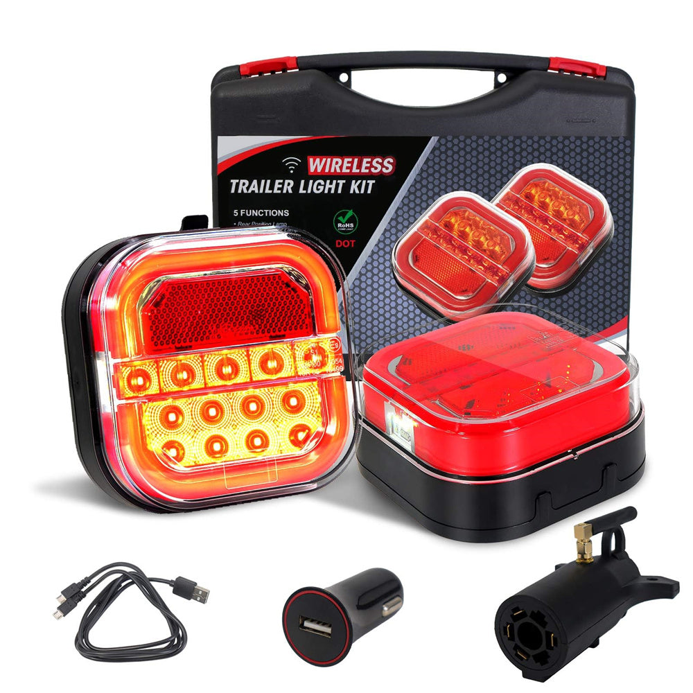 🔥【Univerzálne 12V/24V】🚦 LED svetlá pre prívesy