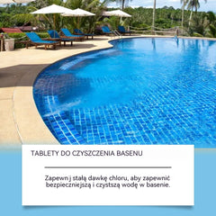 🔥Kup 1, a 1 dostaniesz gratis🏊‍♀️💧Tabletki do czyszczenia basenu zapewniające krystalicznie czystą wodę.