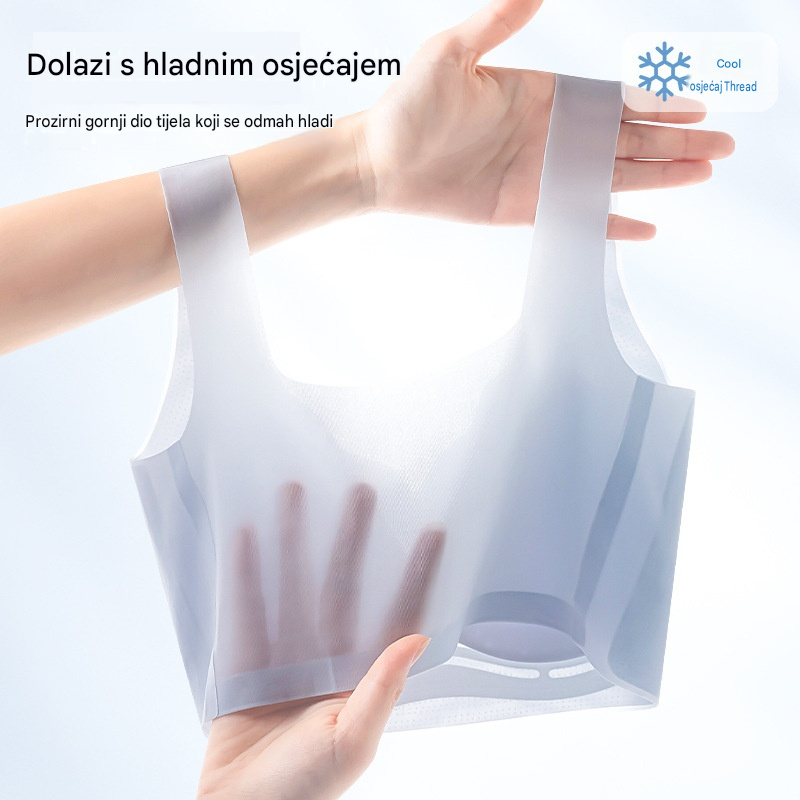 💥🟢【Dvostruki paket – 2 komada】💦 Ultra tanki rashlađujući grudnjak bez tragova, posebno dizajniran za ljetnu udobnost