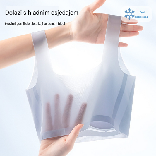 💥🟢【Dvostruki paket – 2 komada】💦 Ultra tanki rashlađujući grudnjak bez tragova, posebno dizajniran za ljetnu udobnost