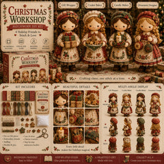 🎁Posledný deň: Využite zľavu 80 %! 🧵 Miniatúrna patchworková sada zo série Miniature World.
