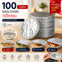 📢📢 50% POPUSTA!⏰【100 komada】 Izolacijski poklopac od aluminijske folije