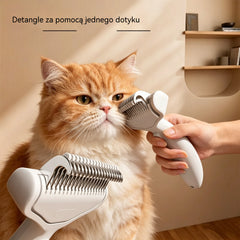 🔥🔥 Grzebień dla zwierząt, szczotka zaprojektowana specjalnie do usuwania luźnej sierści u kotów i psów.