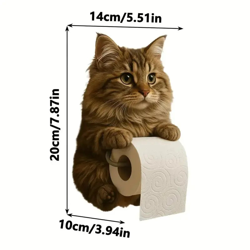 🐱Slatki držač za toaletni papir s uzorkom mačke