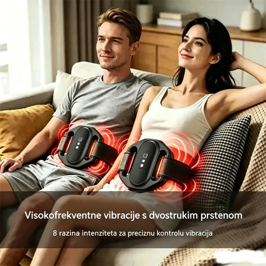 Masažer za sagorijevanje masti na trbuhu - Podesivi električni pojas za jačanje mišića i uklanjanje pivskog trbuha