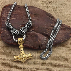 ⚡ 50 % ZĽAVA 🔥 Vikingský náhrdelník s Thorovým kladivom