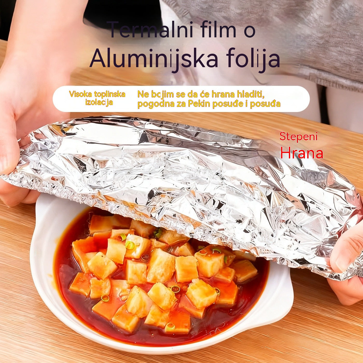 📢📢 50% POPUSTA!⏰【100 komada】 Izolacijski poklopac od aluminijske folije