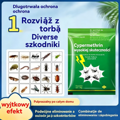 🦟【Oferta specjalna – opakowanie 20 sztuk, 5.45 zł/sztuka】❤️ Skutecznie zwalcza szkodniki w Twoim gospodarstwie. Wystarczy jedno opakowanie, aby pozbyć się pcheł, szarańczy, karaluchów kuchennych, much i komarów!