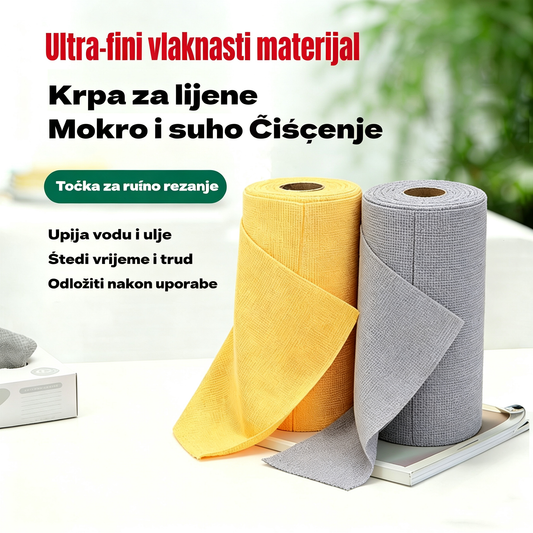 ✨🧼 Role ručnika za čišćenje za višekratnu upotrebu koje se mogu otkidati jedna po jedna.