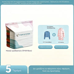 🧳 5 komada za 29 EUR 💨 Velika vakuumska torba za kompresiju: ne treba pumpu, nepropusna i štedi prostor u koferima i domu ✈️