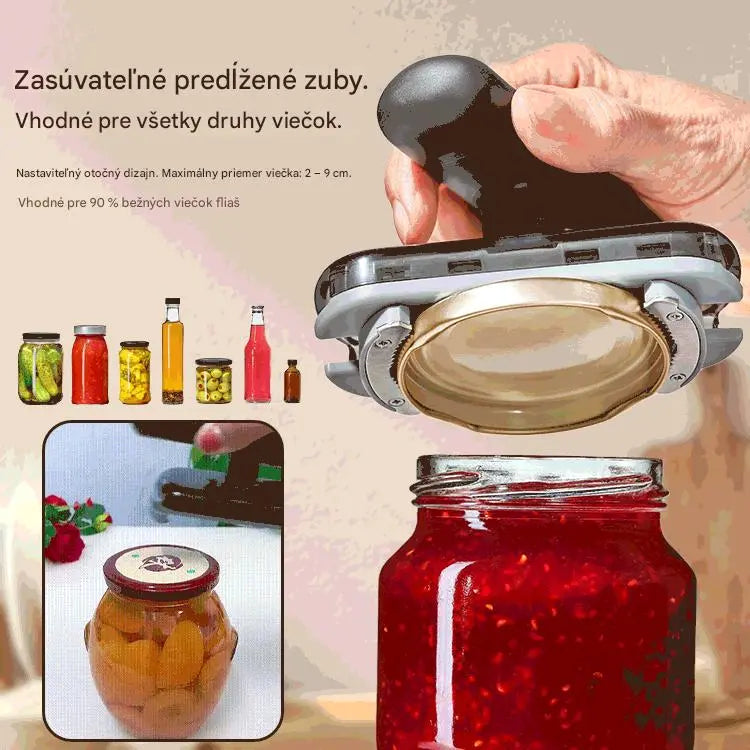 🔥 Kúpte 1, získajte 1 zadarmo! Profesionálny otvárač na fľaše a plechovky – protišmykový, výkonný, spoľahlivý