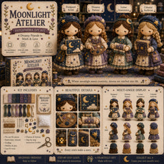 🎁Posledný deň: Využite zľavu 80 %! 🧵 Miniatúrna patchworková sada zo série Miniature World.