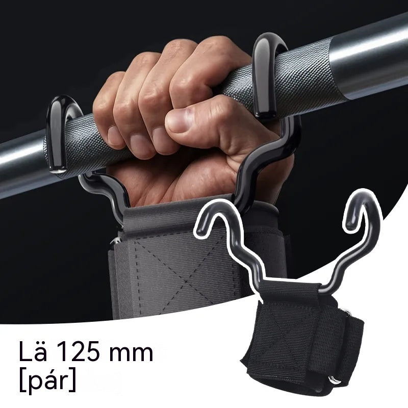 🔥Fitness háky 2 ks – 250 kg nosnosť, protišmyk, pohodlné zápästie. Ideálne na príťahy a mŕtve ťahy.