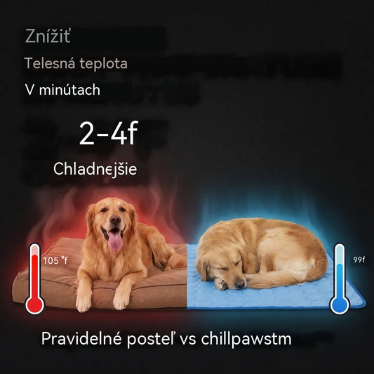 🧊⚡ Letný výpredaj! Chladivá podložka pre domáce zvieratá (bez vody) – Priedušná oxfordská tkanina, vhodná do každej postele alebo prepravky.
