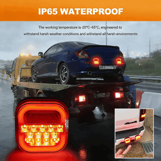 🔥【Univerzálne 12V/24V】🚦 LED svetlá pre prívesy