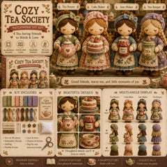 🎁Posledný deň: Využite zľavu 80 %! 🧵 Miniatúrna patchworková sada zo série Miniature World.
