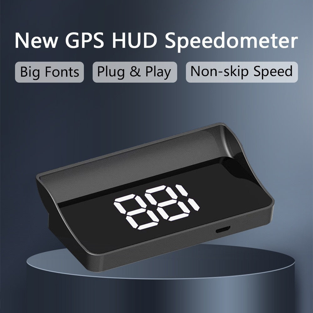 🚗【Šveicarijos karinė GPS navigacija „Išvenkite bausmės“】Naujas GPS spidometras ir tachometras su HUD ekranu