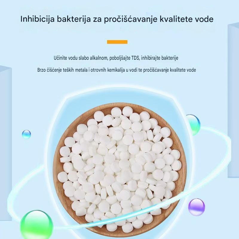🐟【300 tableta】💧 Šumeće tablete za čišćenje vode u akvariju i ribnjaku, tablete za oksigenaciju akvarija 🔥