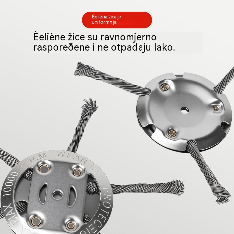 🔥Posljednja posebna ponuda【Kupi 1, dobiješ 1 gratis】🧰 Čelični trimer za korov sa žicom