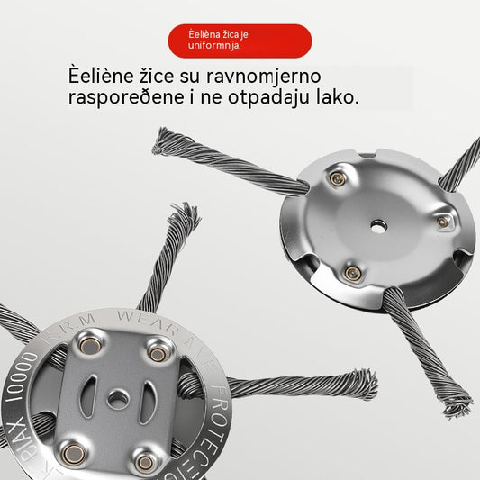 🔥Posljednja posebna ponuda【Kupi 1, dobiješ 1 gratis】🧰 Čelični trimer za korov sa žicom