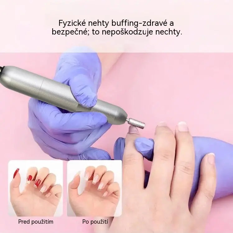 💅👍 Elektrický pilník na nechty používaný na liečbu onychomykózy (plesne nechtov)