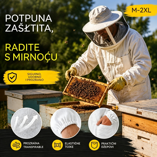 【M-2XL】🐝Pčelinji kombinezon izrađen od 3D pamučne mreže